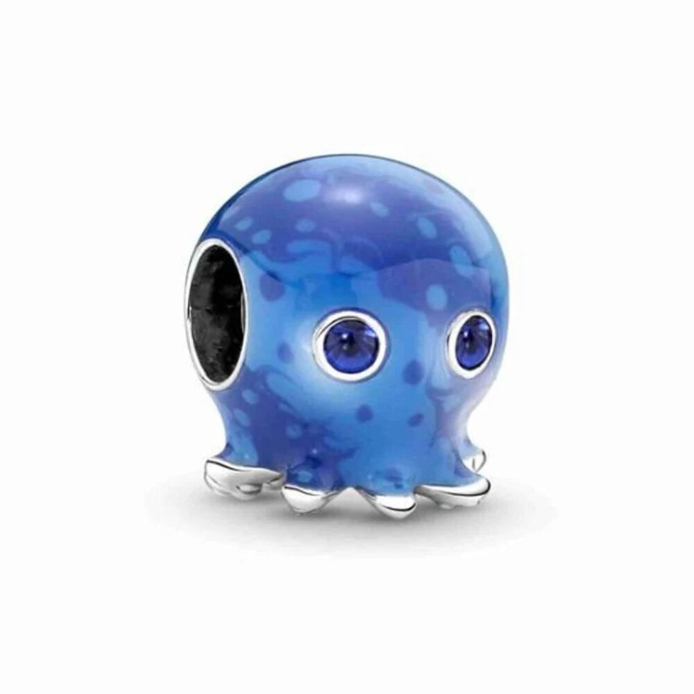 PANDORA Ocean Bubbles & Waves Octopus Charm
